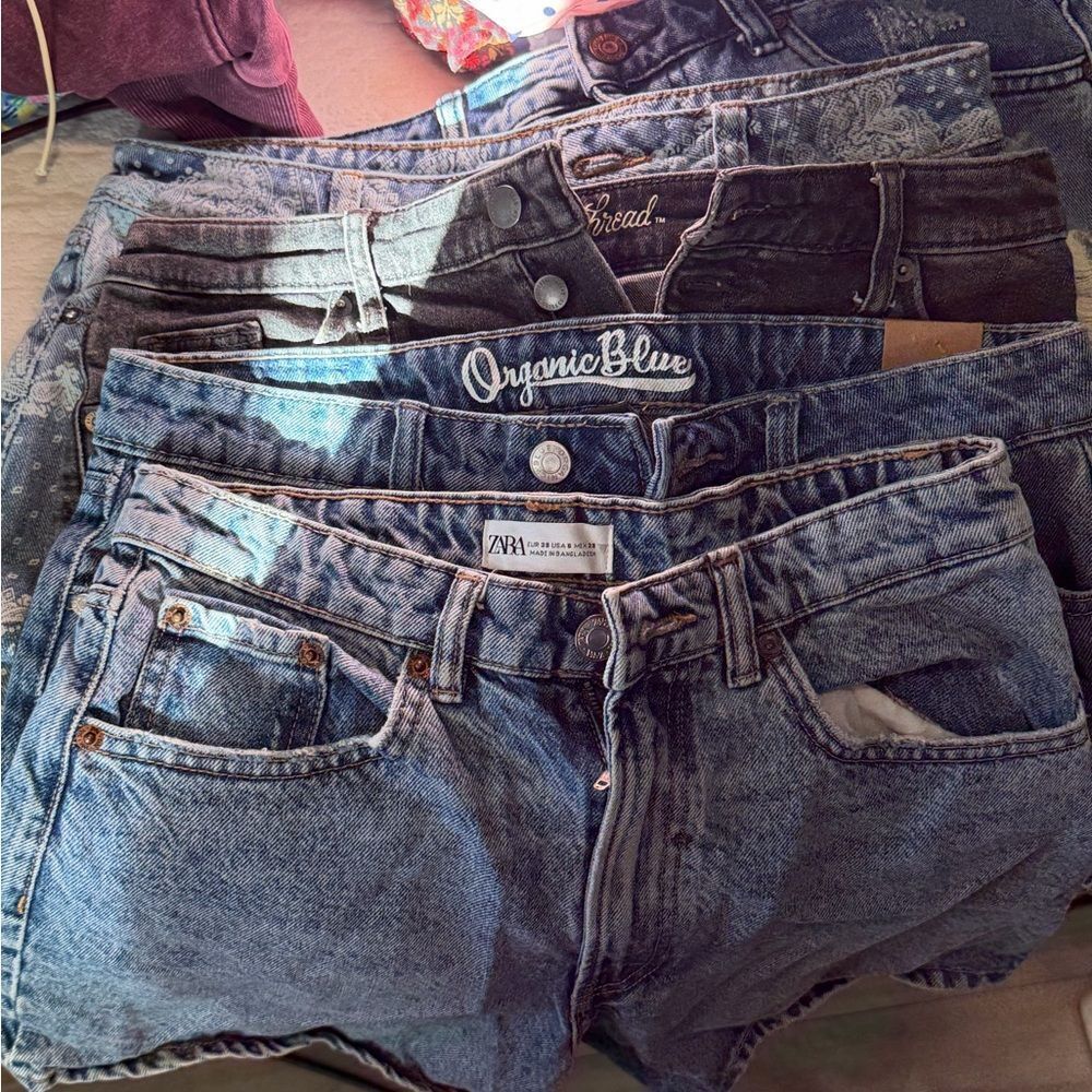 Assorted Blue Denim Jeans shorts Collection